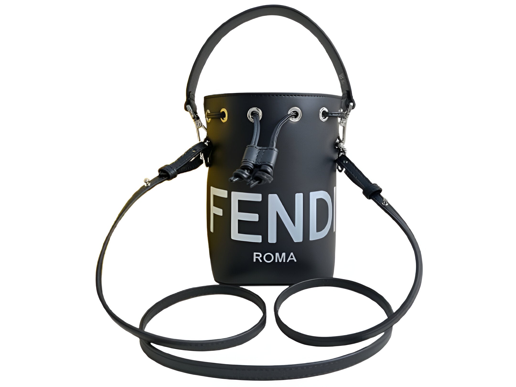 Fendi Black Bucket Bag