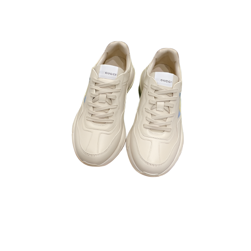 GUCCI Men's Cream White Low-Top Sneakers