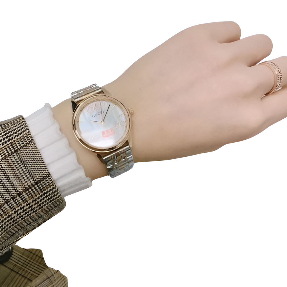 Gucci Women's Silver and Gold Classic Watch