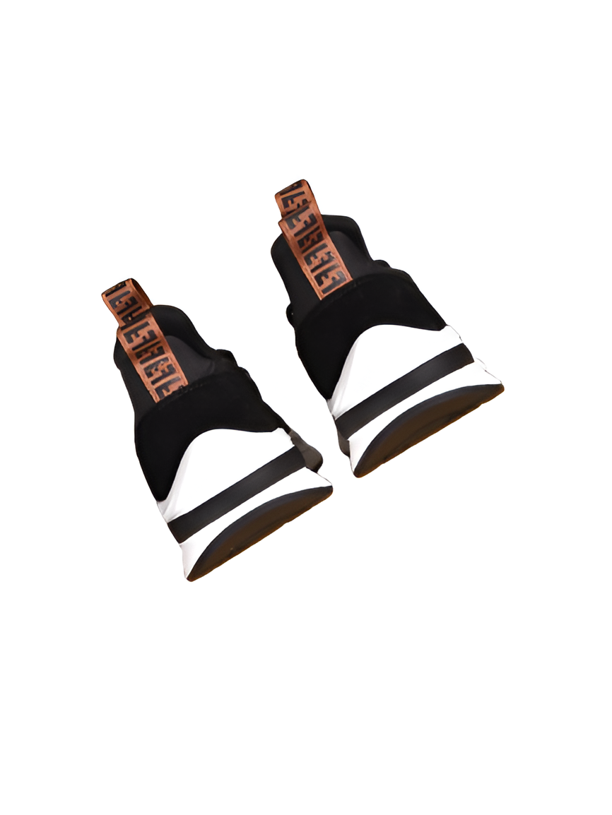 Fendi Men's Black Monogram Athletic Sneakers
