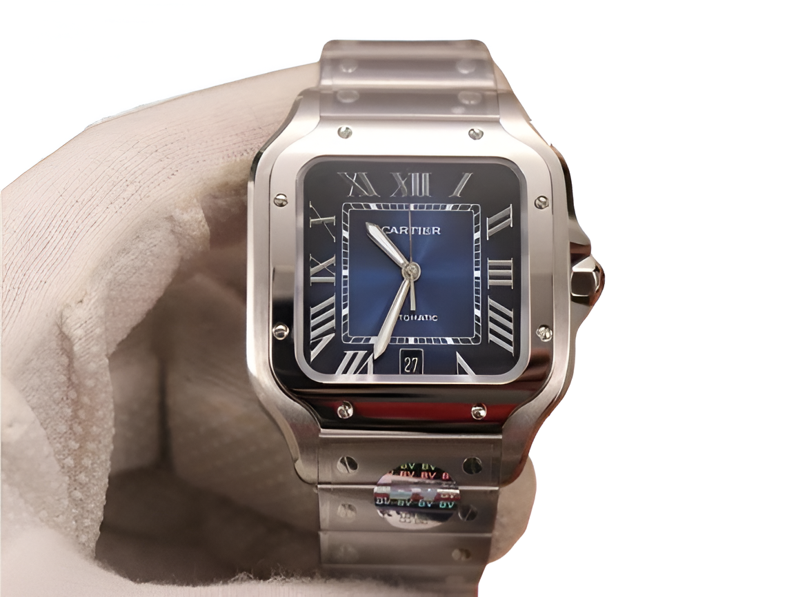 Cartier Santos Blue Dial
