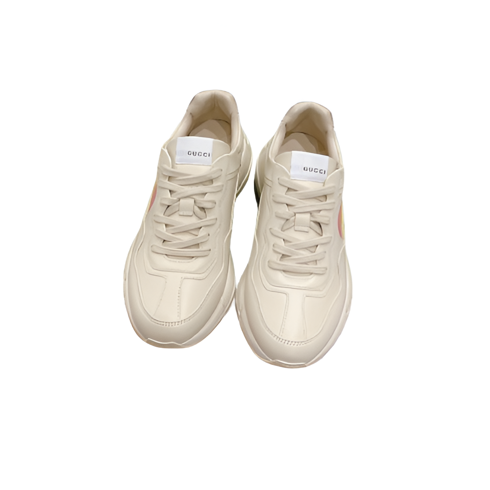 GUCCI Men's Beige Low-Top Sneakers