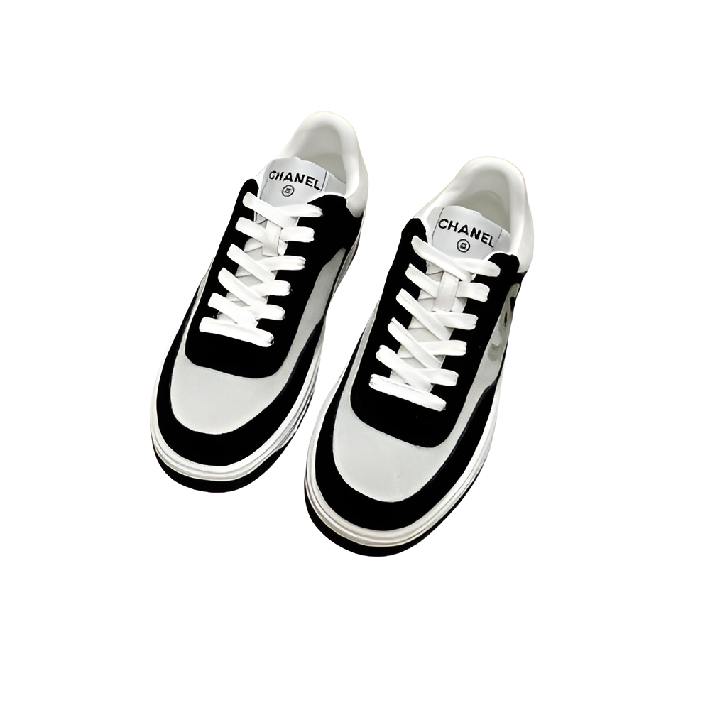 CHANEL Men's Contrast Sneakers
