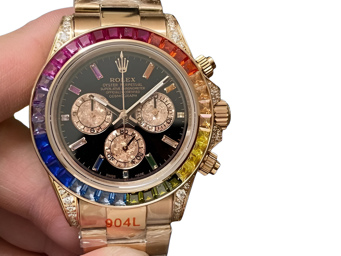 Rolex Daytona "Black Dial Rainbow Edition"