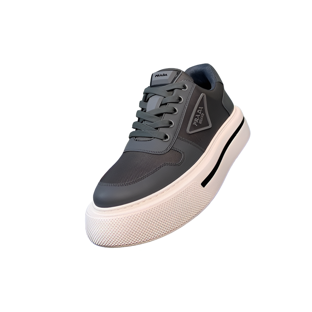 PRADA Men's Grey Chunky Sneakers