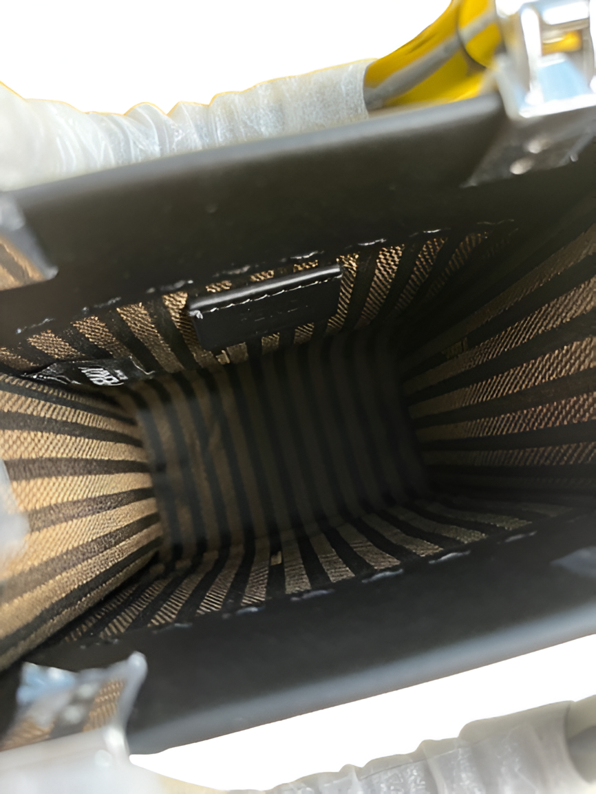 Fendi Roma Black Mini Tote Bag