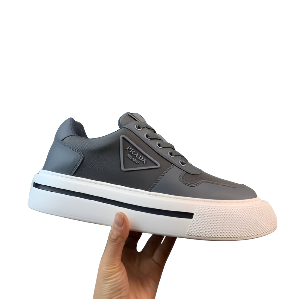 PRADA Men's Grey Chunky Sneakers