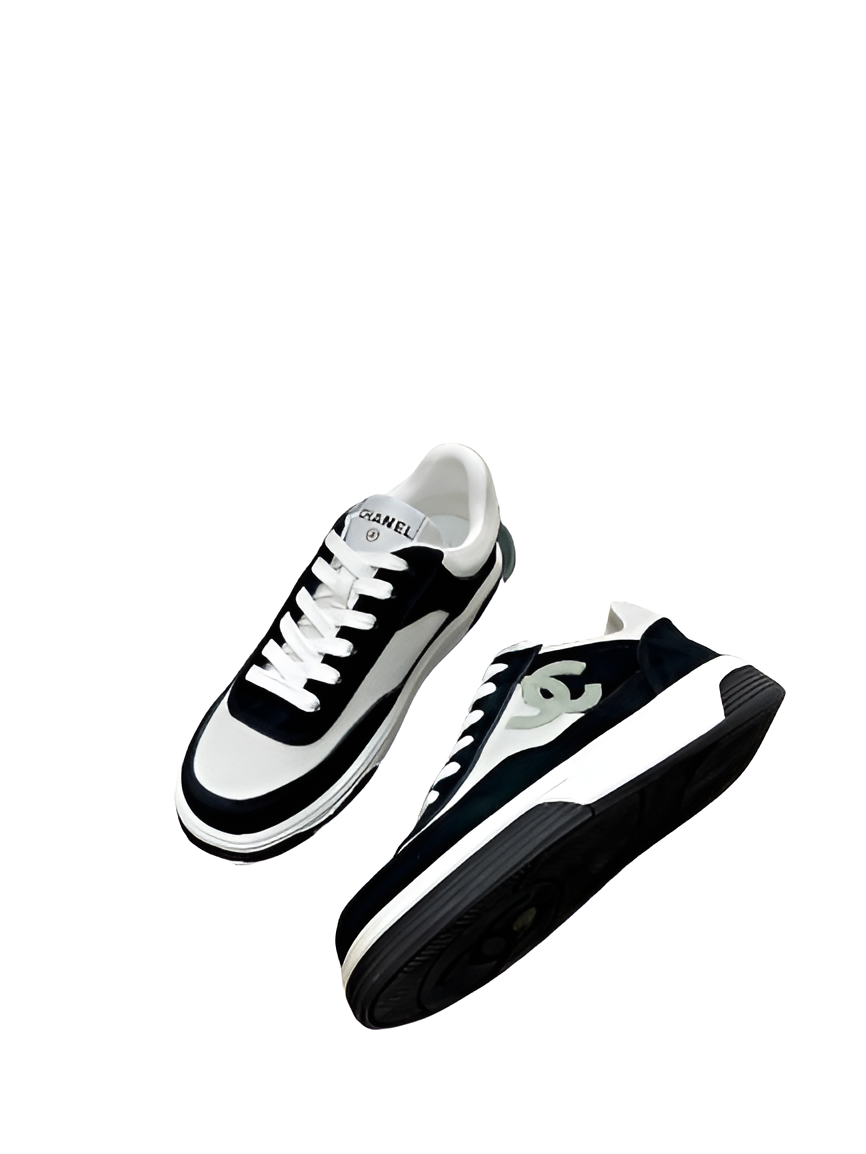 CHANEL Men's Contrast Sneakers