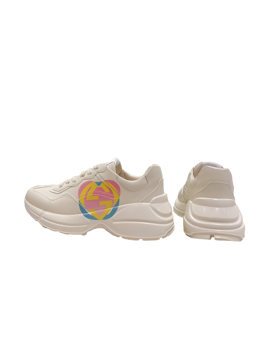 GUCCI Men's Beige Low-Top Sneakers