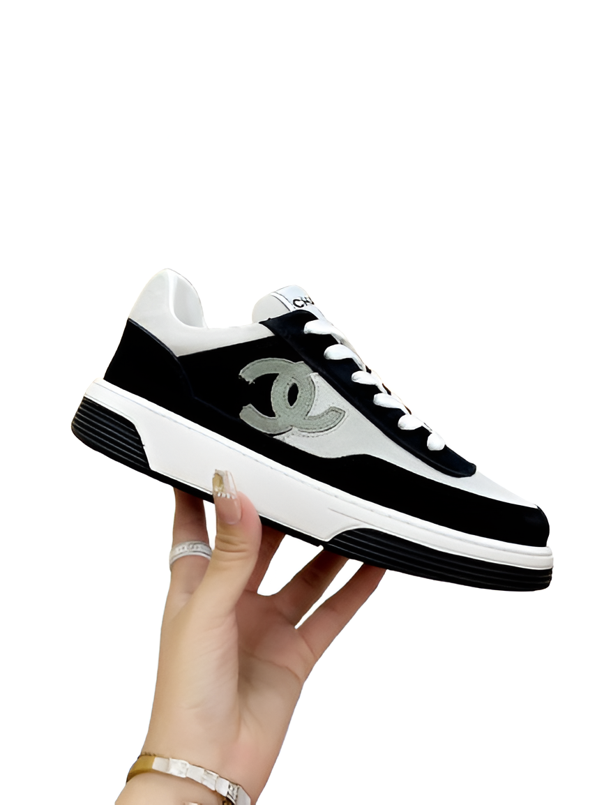 CHANEL Men's Contrast Sneakers