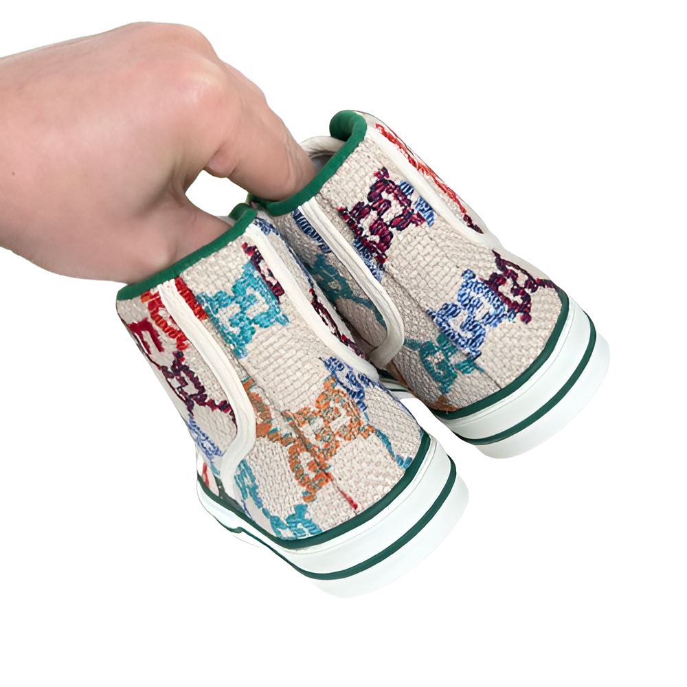 GUCCI Men's Multicolor High-Top Sneakers