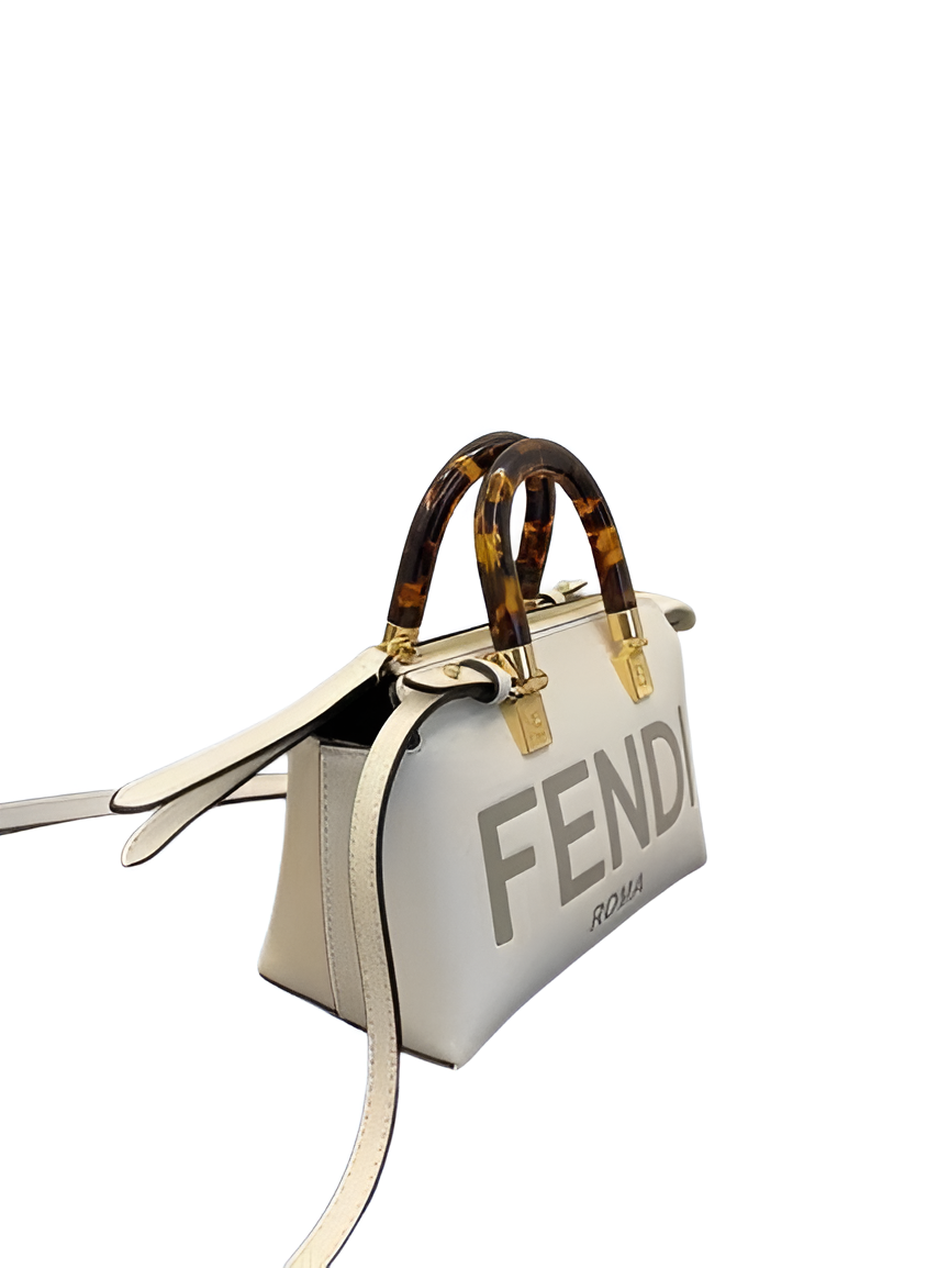 Fendi Roma White Mini Tote Bag