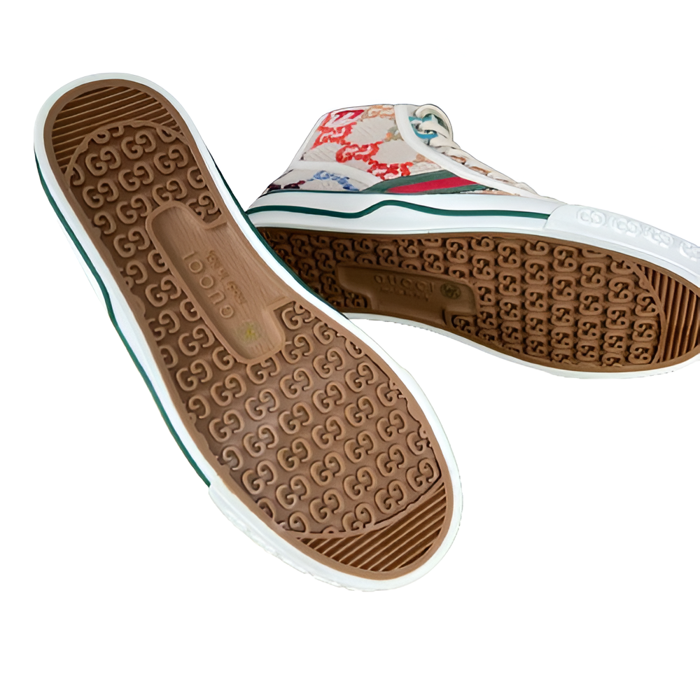 GUCCI Men's Multicolor High-Top Sneakers