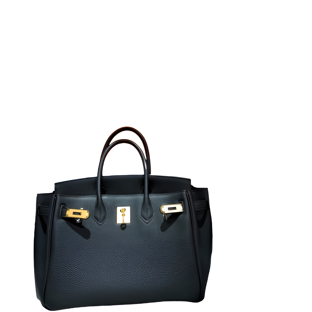Hermes Birkin 30cm Black Leather with Gold Hardware