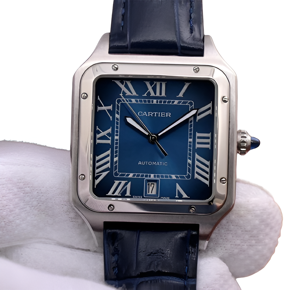 Cartier Santos Blue Dial Edition
