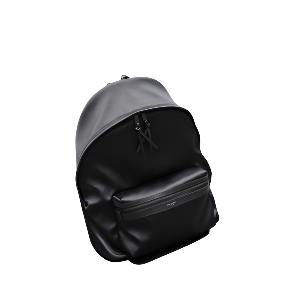 YSL Black Leather Backpack