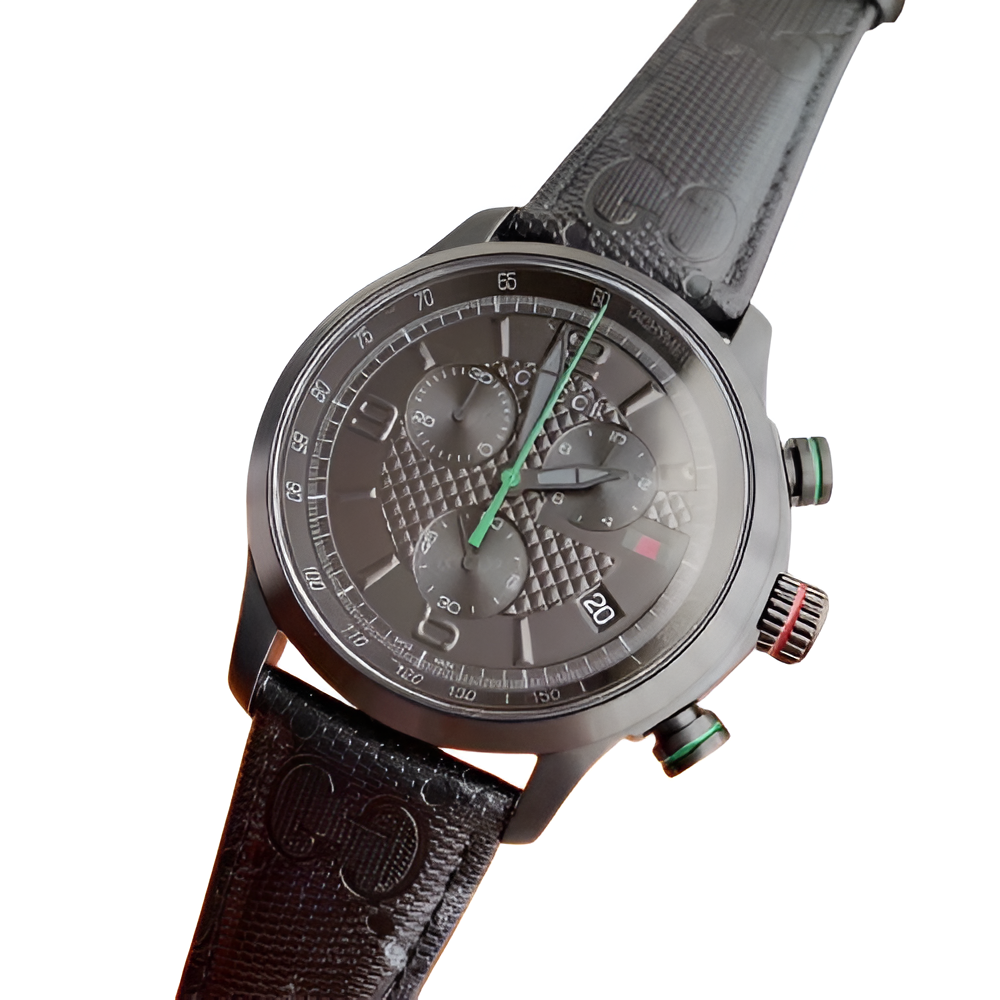 Gucci Men's Black Chronograph Watch