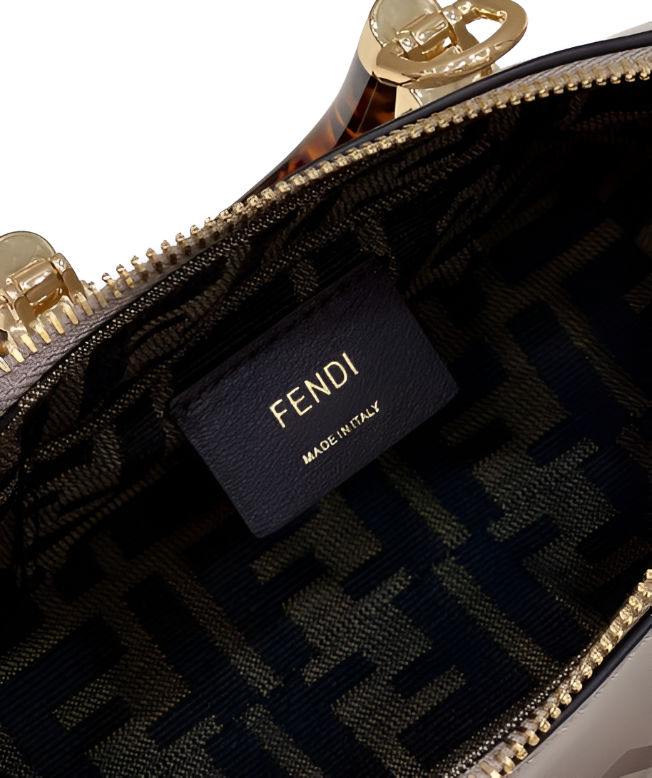 Fendi Roma Gray Mini Tote Bag