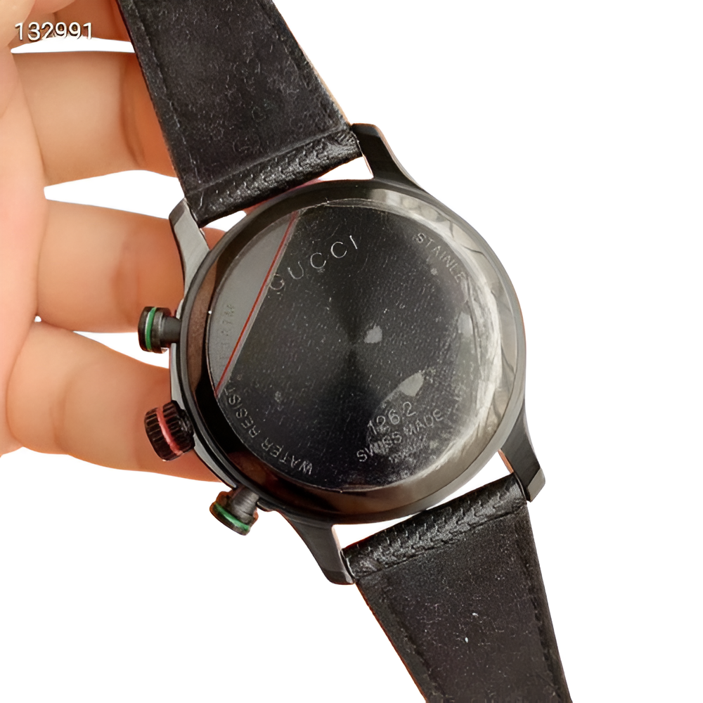 Gucci Men's Black Chronograph Watch