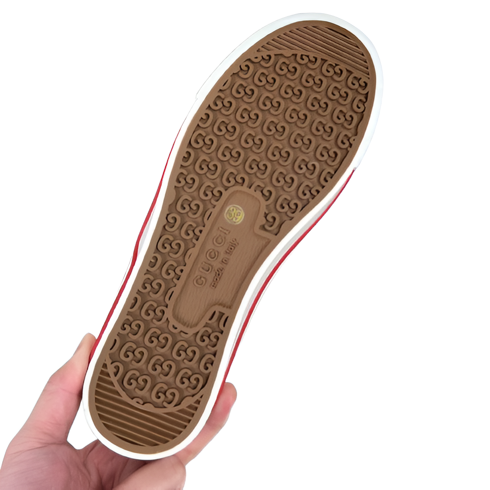 GUCCI Men's Tiger-Print Sneakers