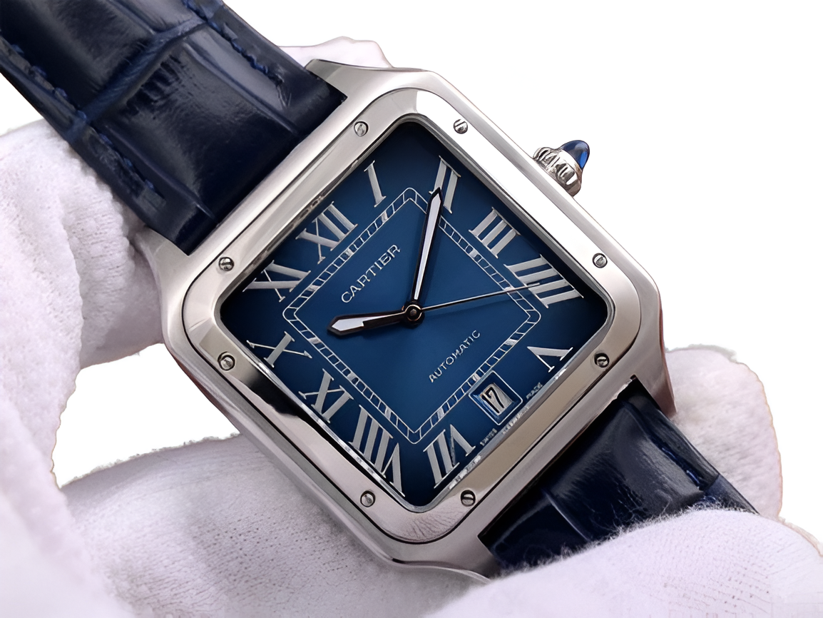 Cartier Santos Blue Dial Edition