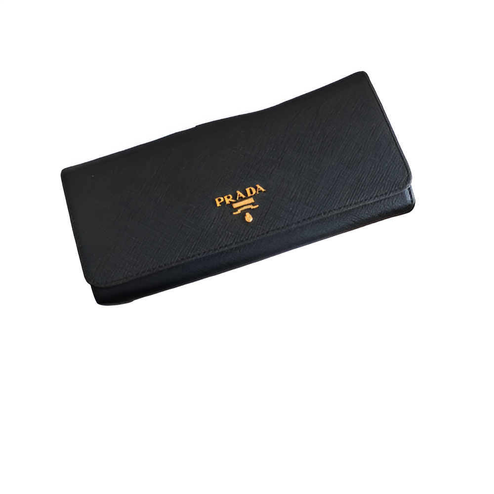 Prada Black Leather Wallet