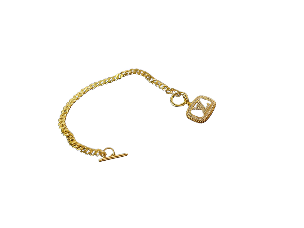 Louis Vuitton Gold Chain Bracelet