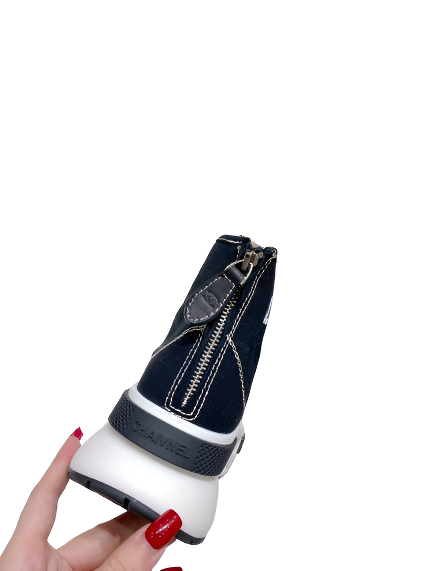 CHANEL High-Top Sneakers