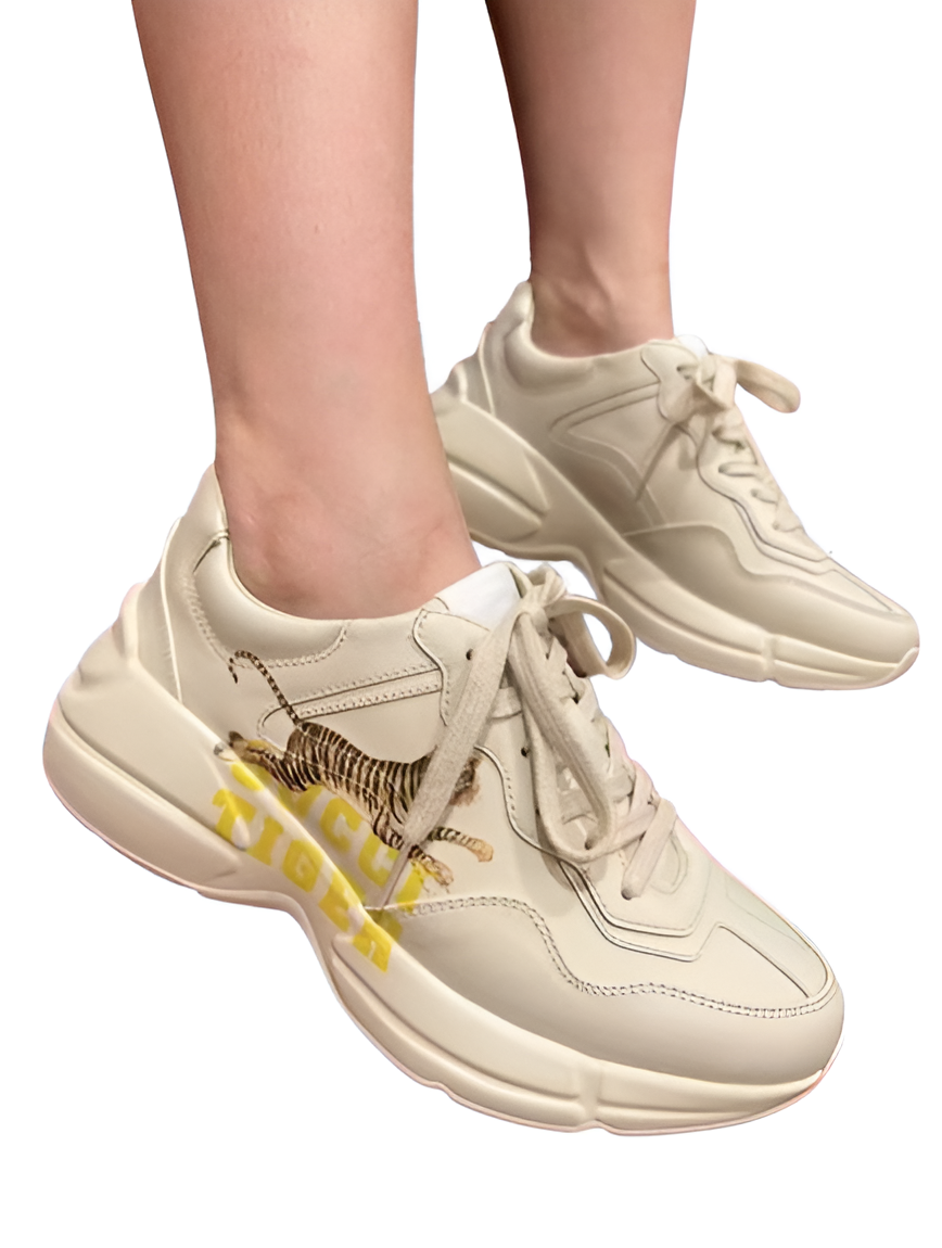 GUCCI Men's Tiger Rhyton Sneakers