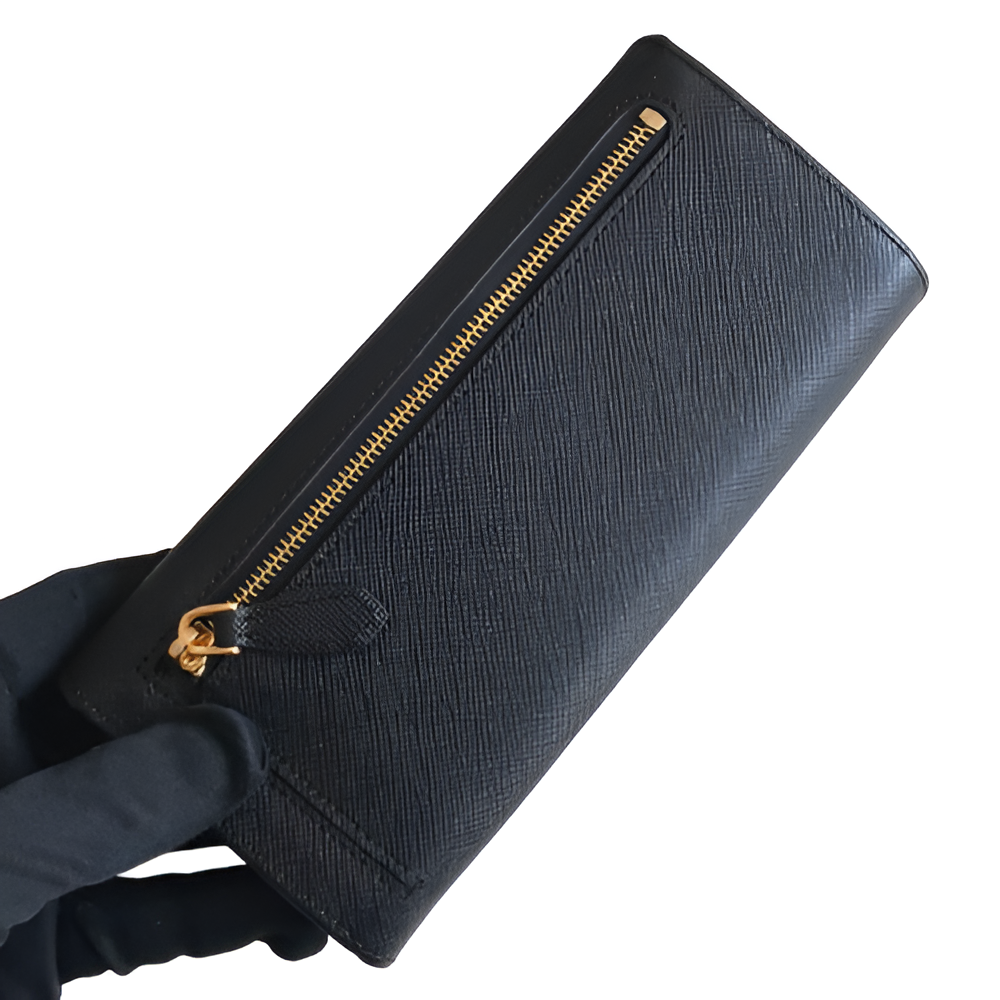 Prada Black Leather Wallet