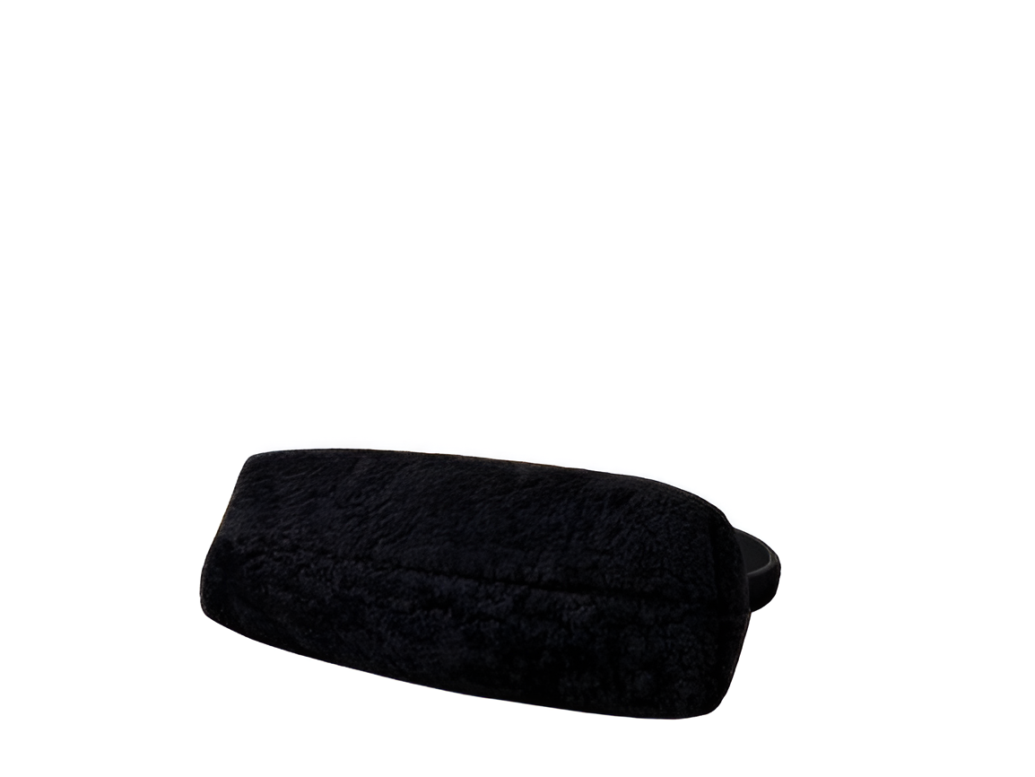 Fendi Black Velvet Tote Bag
