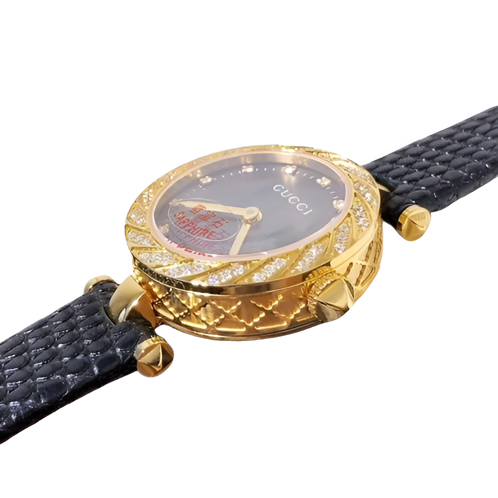 Gucci Women's Gold Sapphire Watch