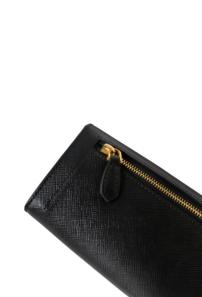Prada Black Leather Wallet