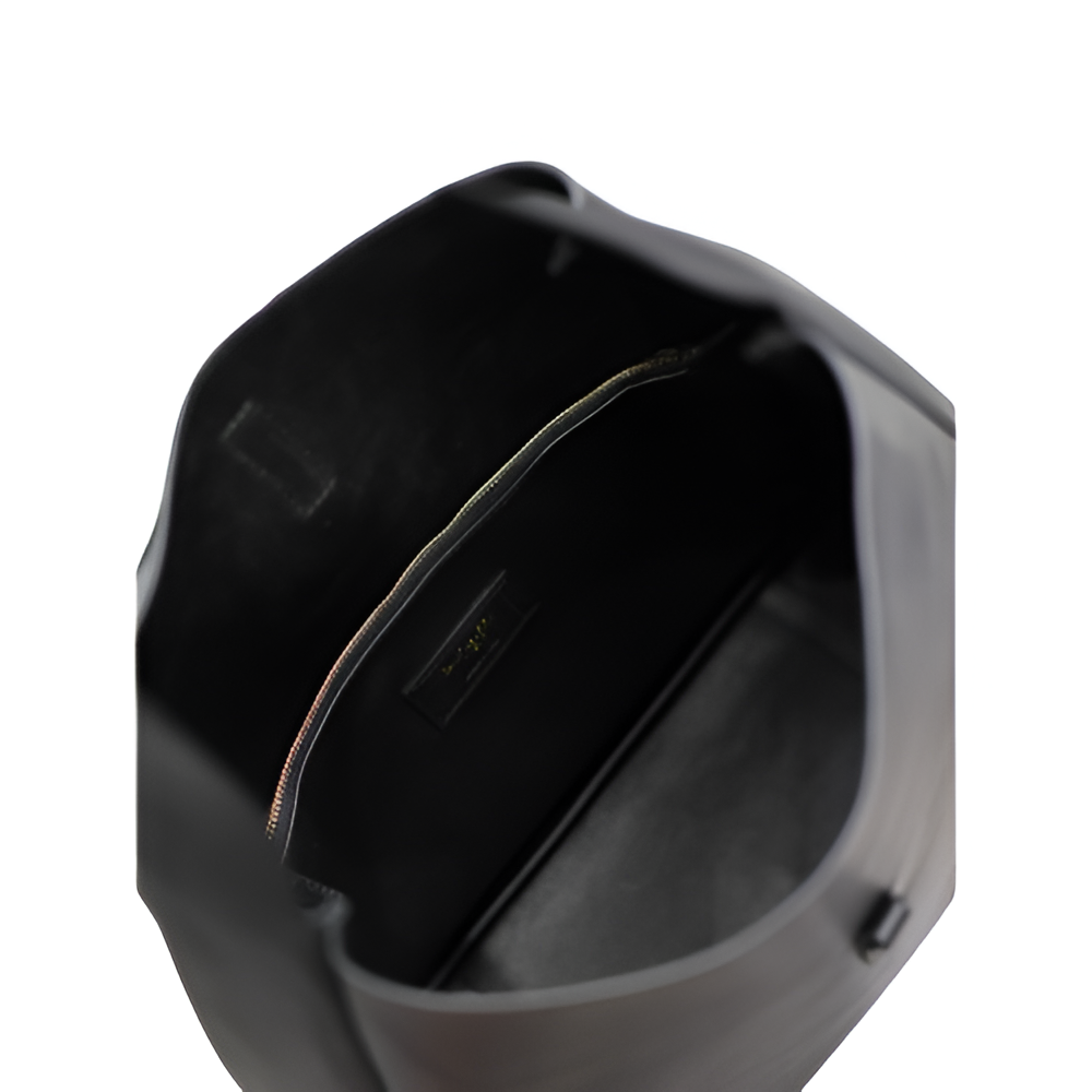 YSL Black Leather Hobo Bag