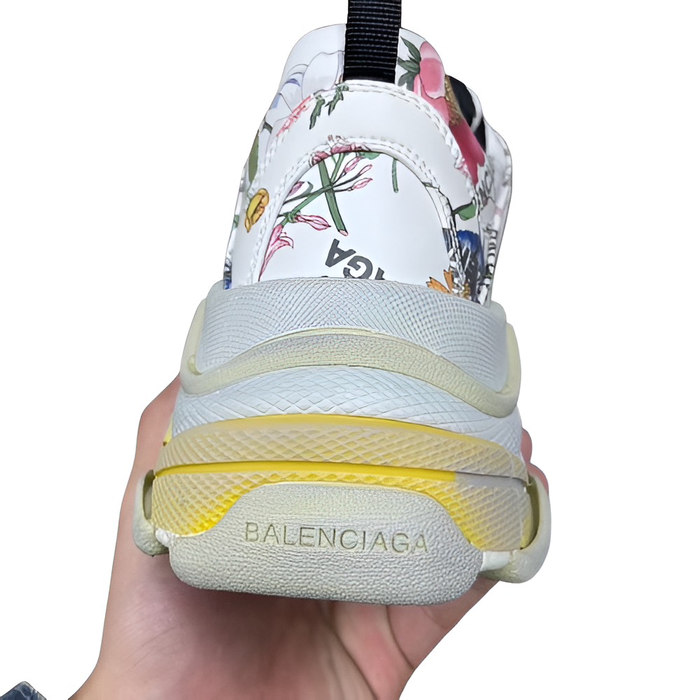 GUCCI Floral Print Chunky Sneakers