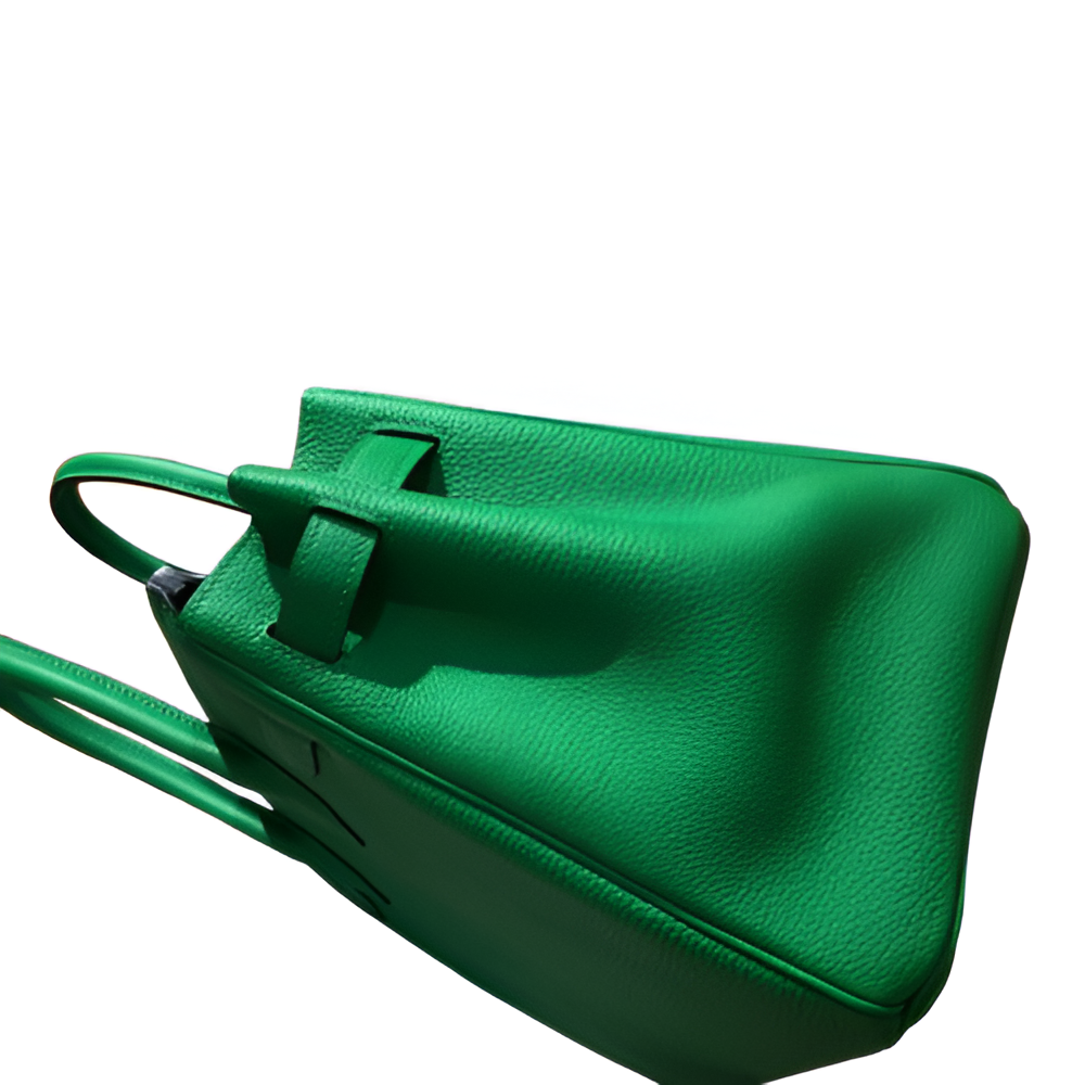 Hermes Birkin 35cm Green Leather with Gold Hardware