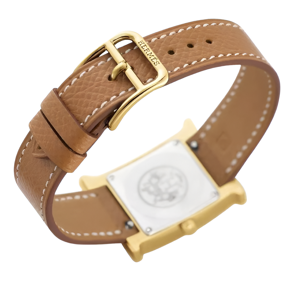 HERMÈS Gold-Toned Classic Watch