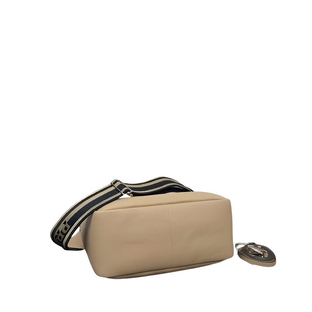 Prada Beige Leather Tote Bag