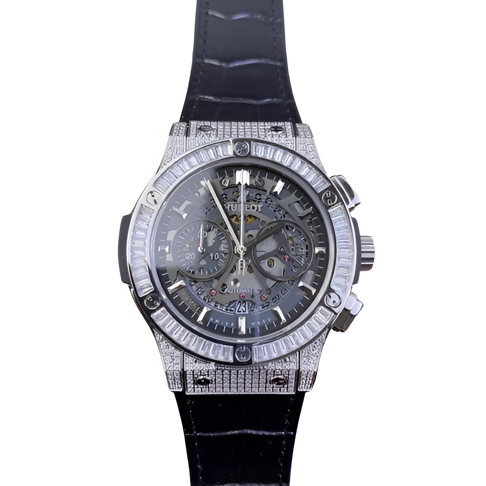 Hublot Skeleton Dial Chronograph Watch