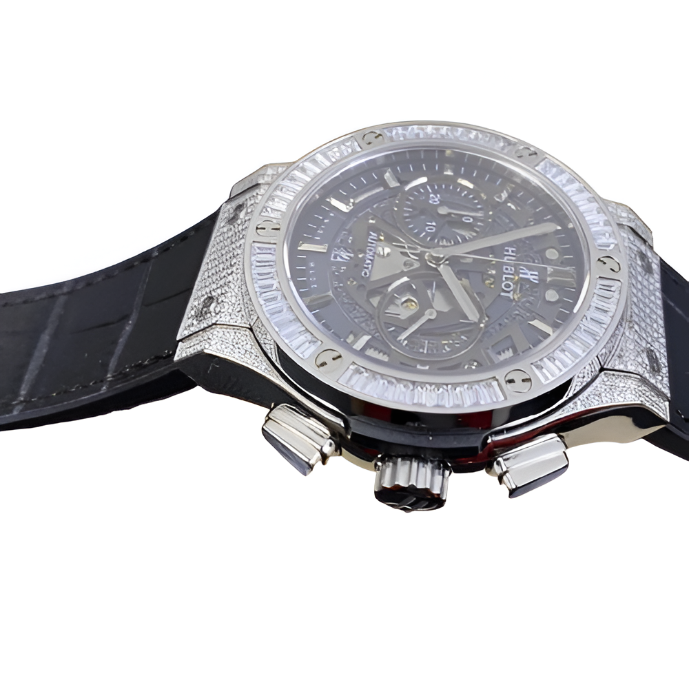 Hublot Skeleton Dial Chronograph Watch