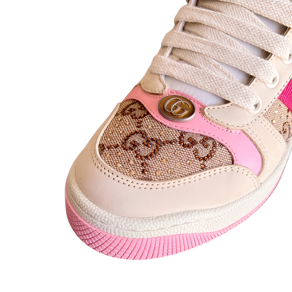 Gucci  Women's GG Pink Multicolor Sneakers