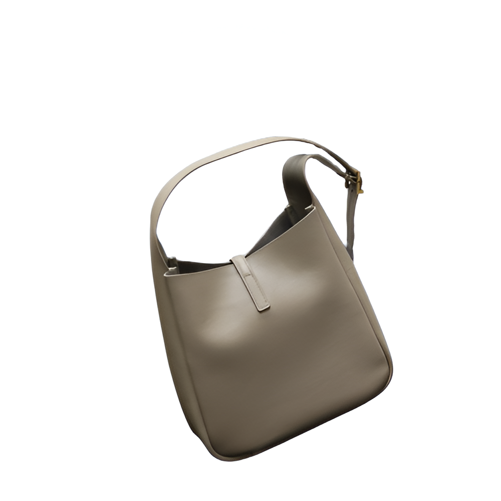 YSL Beige Leather Hobo Bag