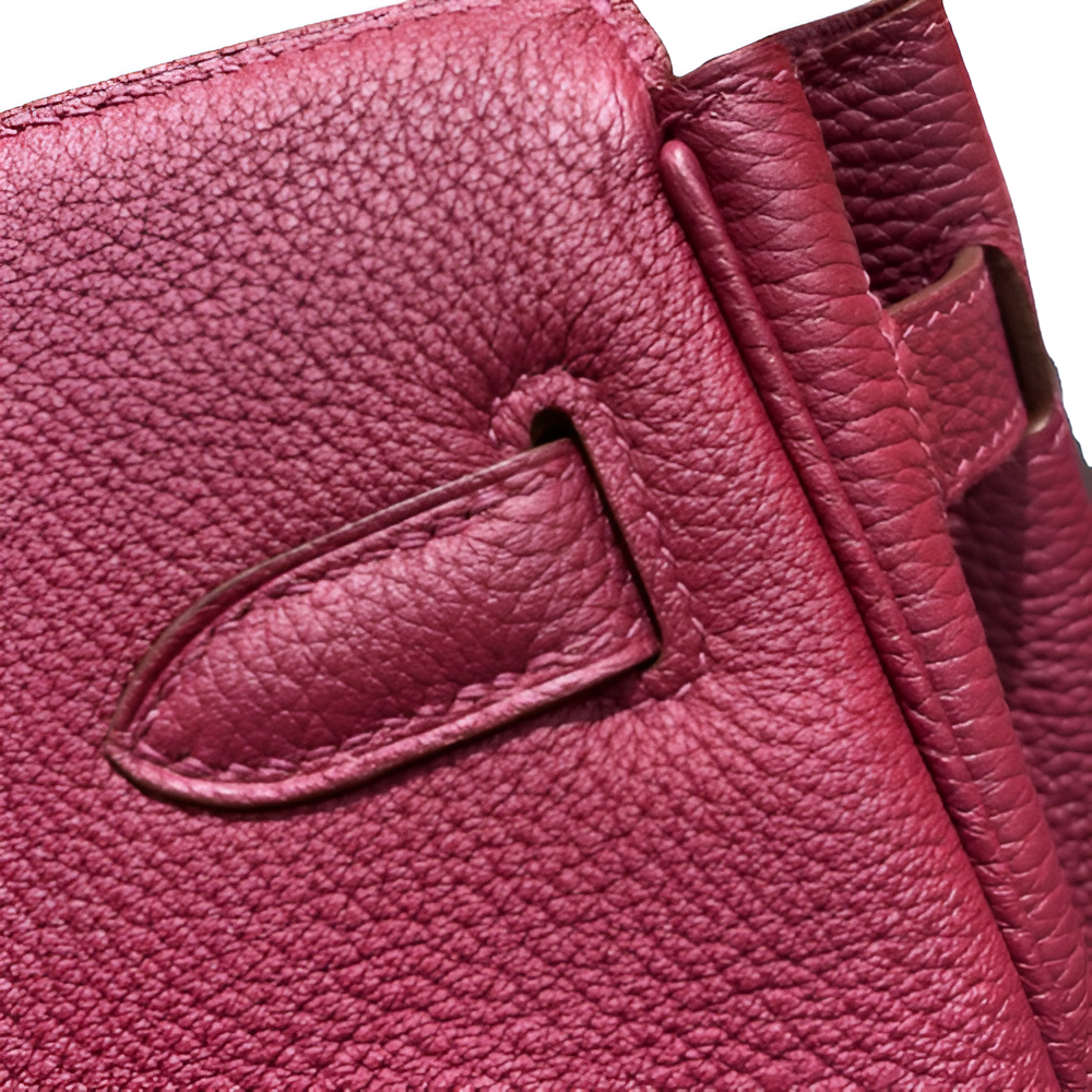 Premium Hermes-Inspired Maroon Tote Bag