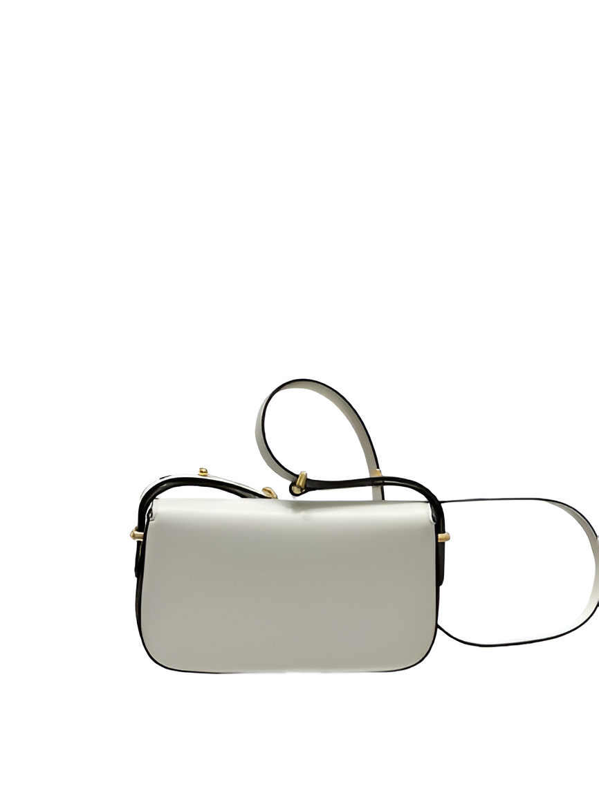 Prada White Leather Crossbody Bag