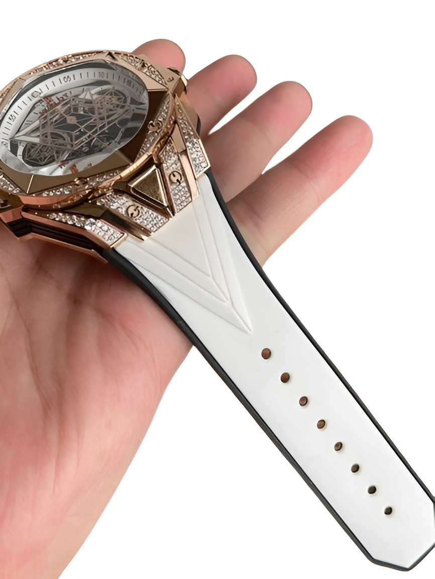 Hublot Big Bang Sang Bleu II King Gold White Diamonds