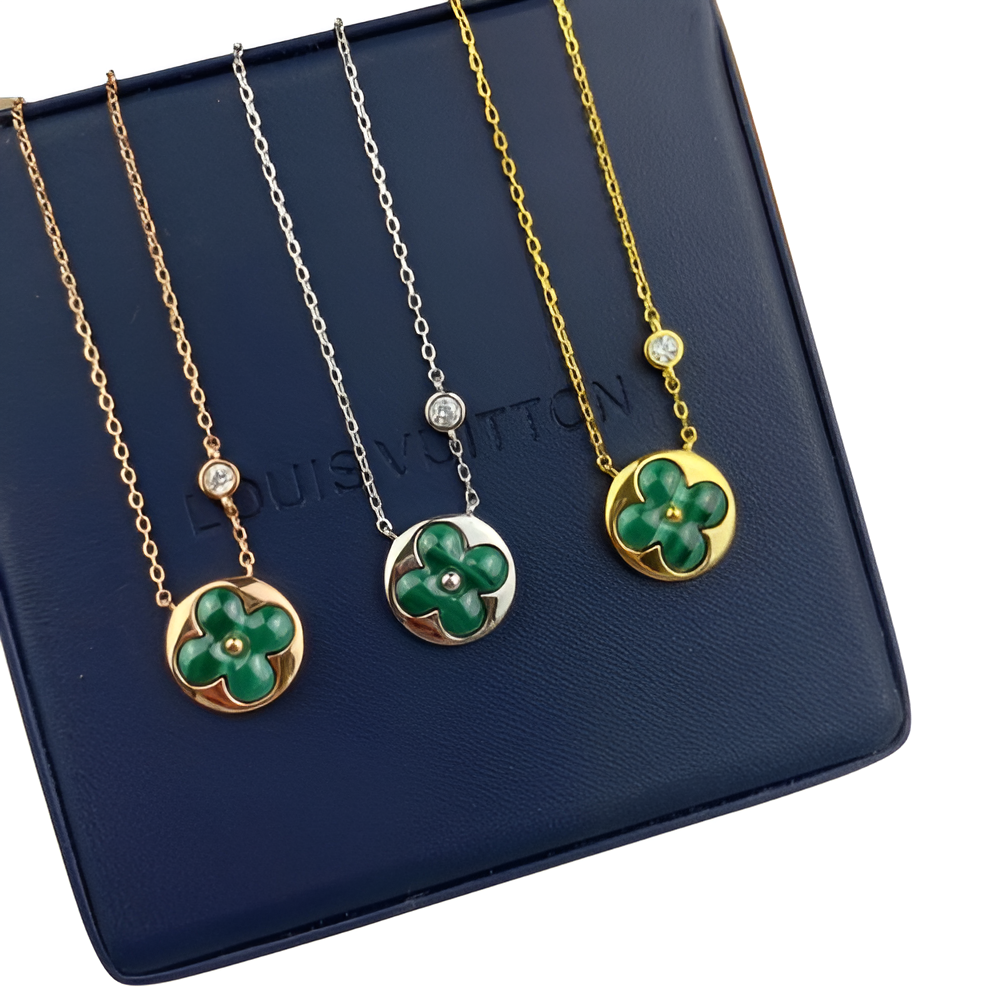 LV Green Malachite Necklace