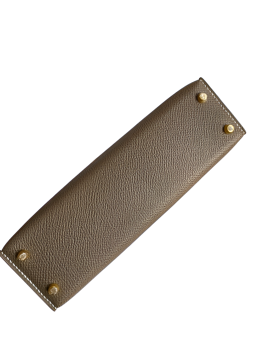 Hermes Taupe Handbag with Strap