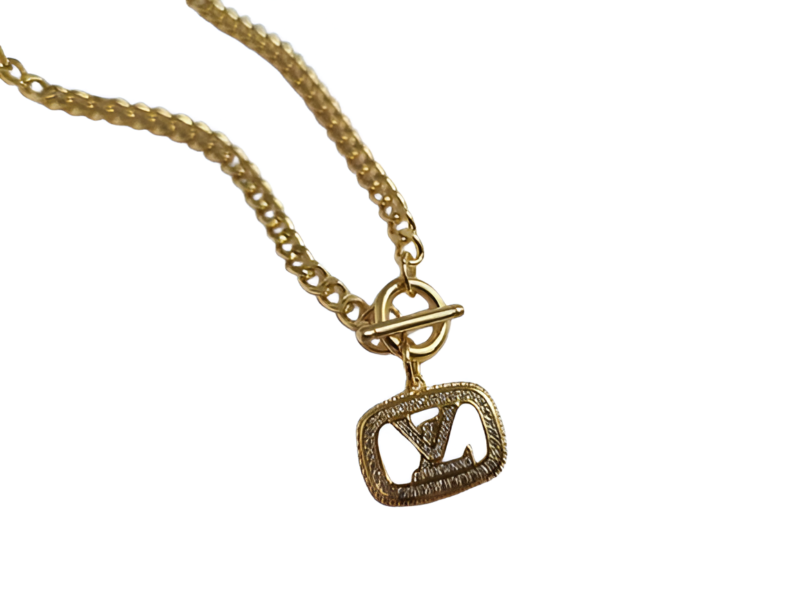 Louis Vuitton Gold Chain Bracelet