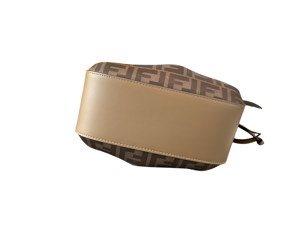 Fendi Monogram Canvas Drawstring Handbag