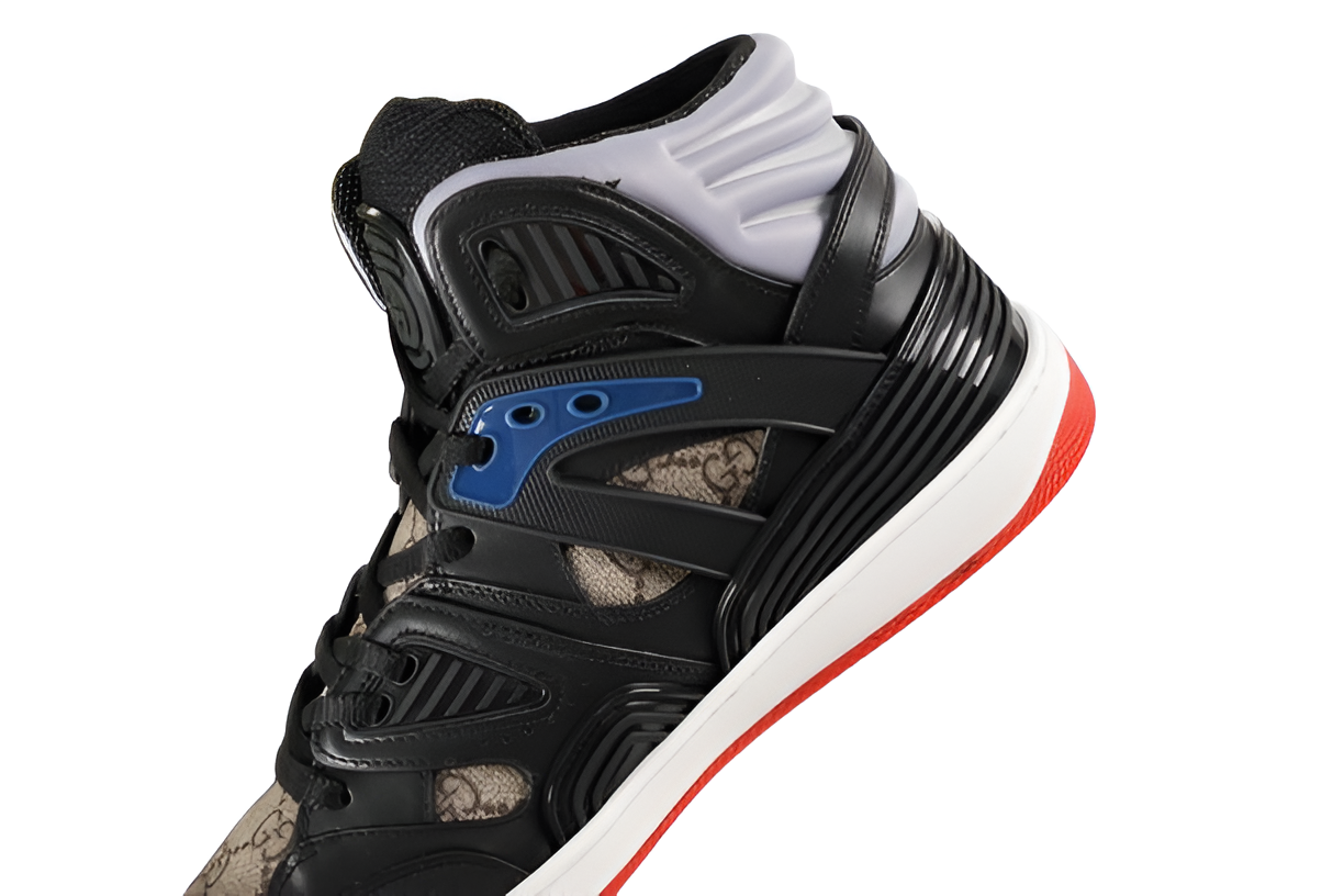 Gucci 🖤 Men's Black High-Top GG Sneakers